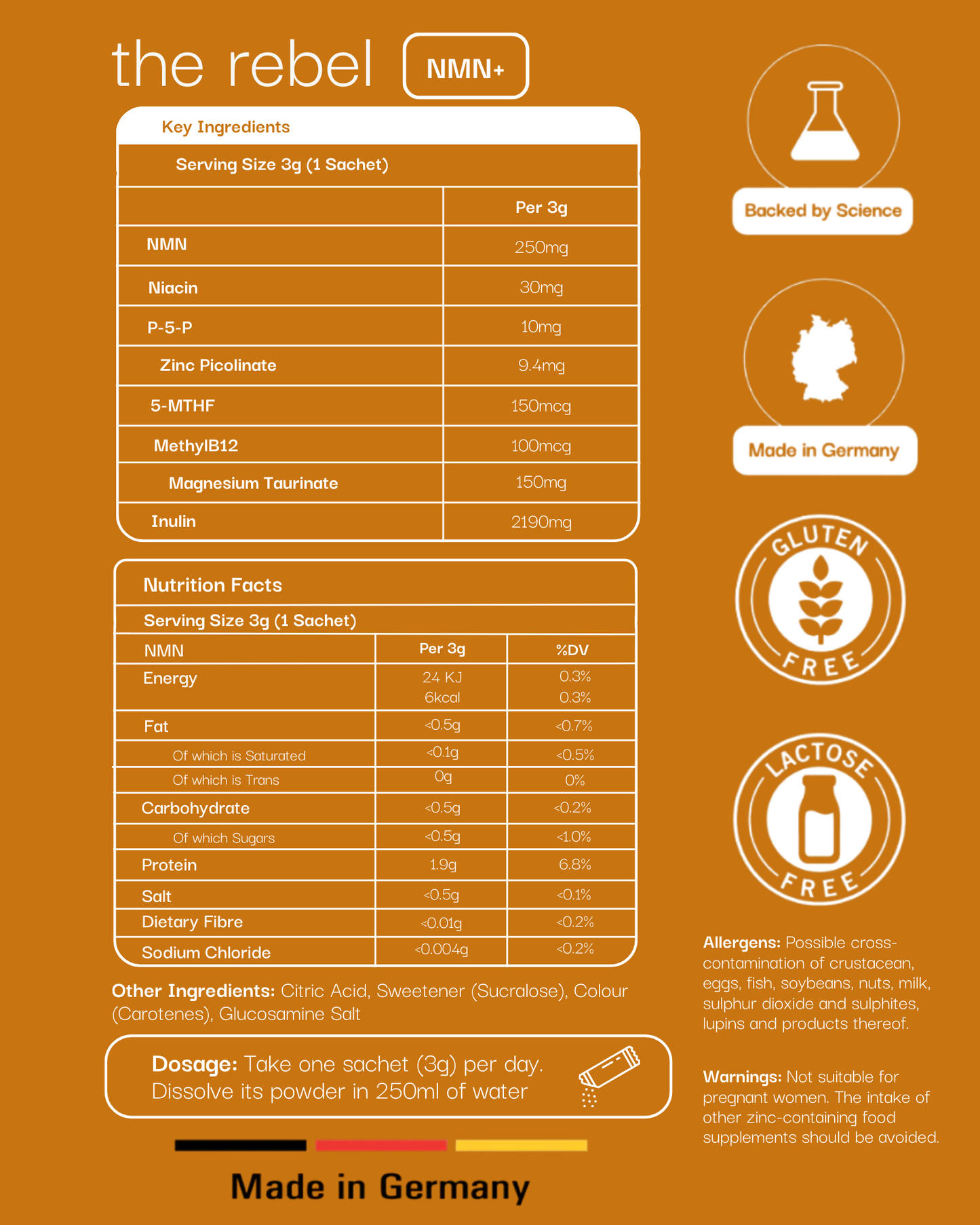 Cellular Health: The Rebel NMN+